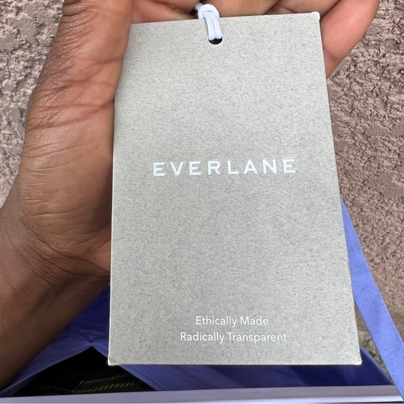 Everlane Cornflower‎ Blue Poplin Slip Dress Size 8, NEW - Picture 5 of 10